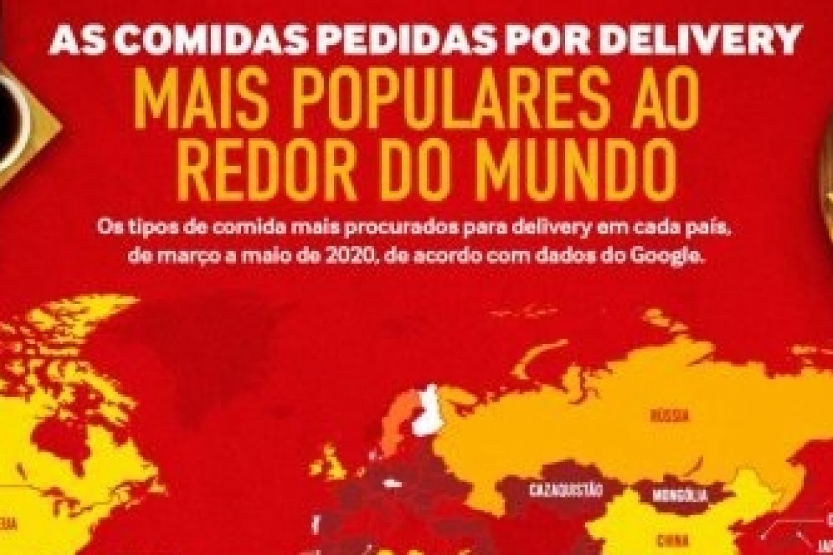 Confira as comidas mais pedidas por Delivery no mundo durante a quarentena