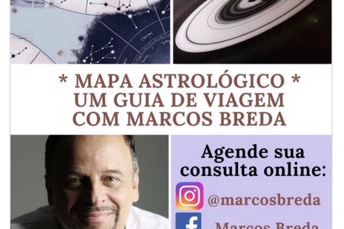 Ator Marcos Breda tem trabalhado como astrólogo durante a pandemia