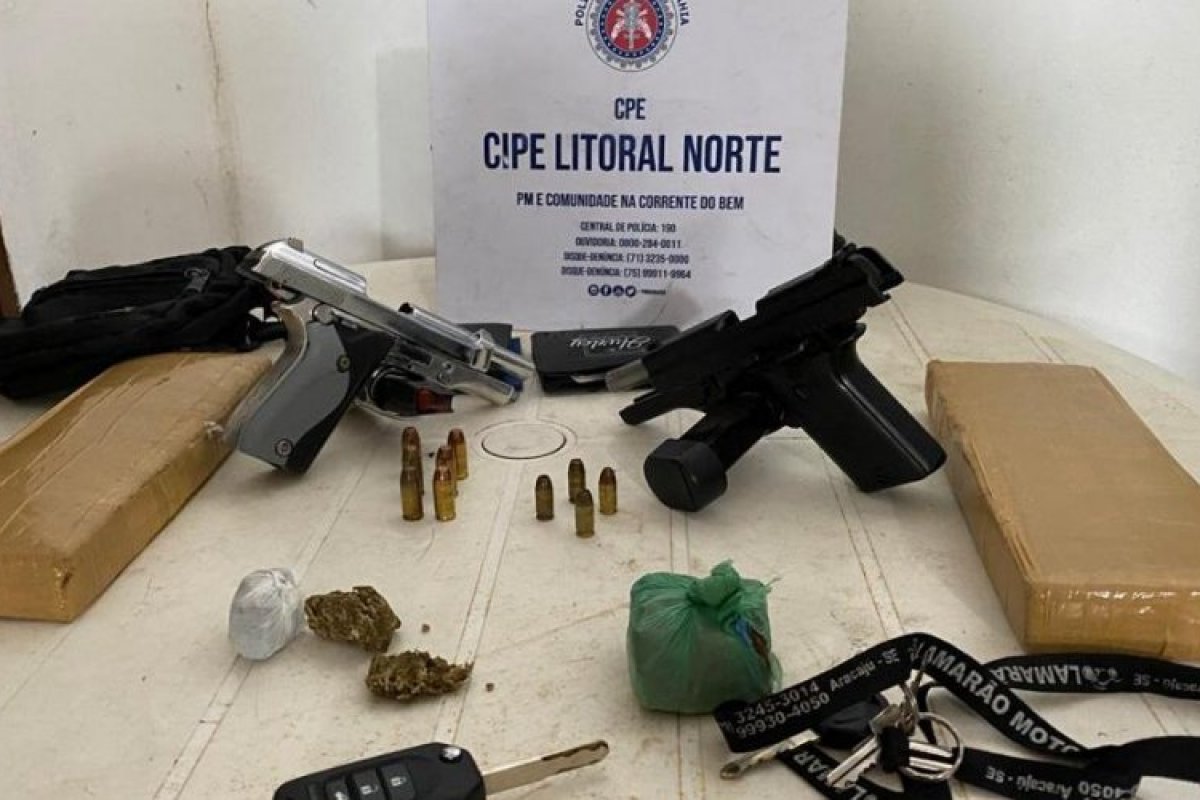 Dois suspeitos de tráfico são mortos durante confronto com a polícia na BA-099