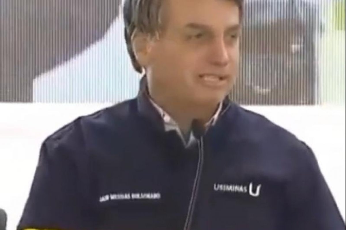 Vídeo: Bolsonaro participa da reativação do Alto-Forno 1, da Usiminas
