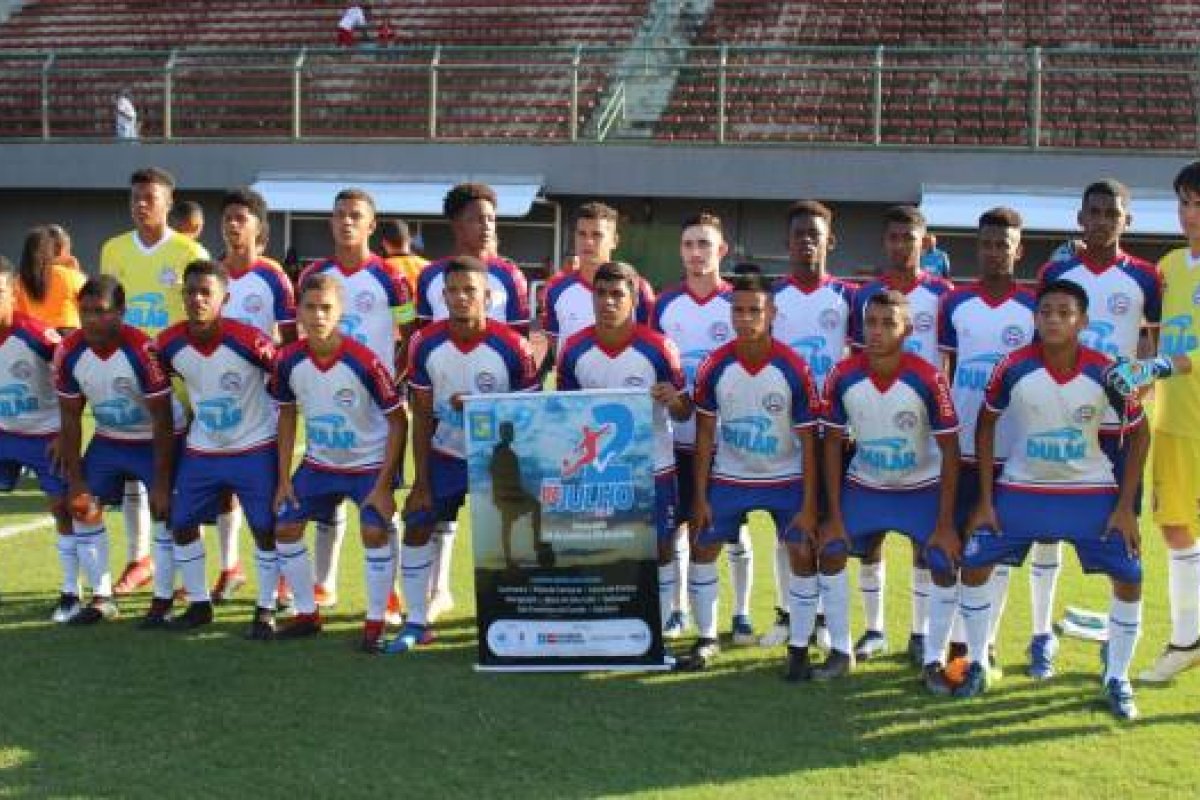Equipe sub-15 do Bahia estreia em torneio nacional contra o Londrina