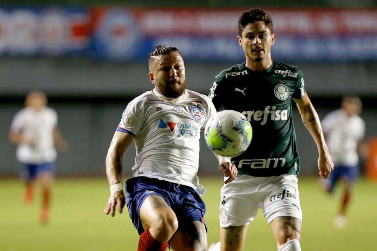 No último minuto, Bahia arranca empate com Palmeiras em Pituaçu