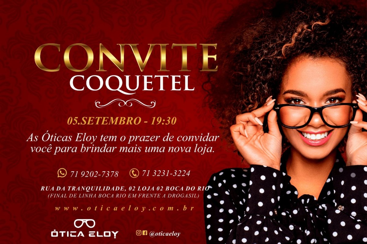 Ótica Eloy inaugura filial na Boca do Rio com ação social para ajudar as família carentes de Salvador