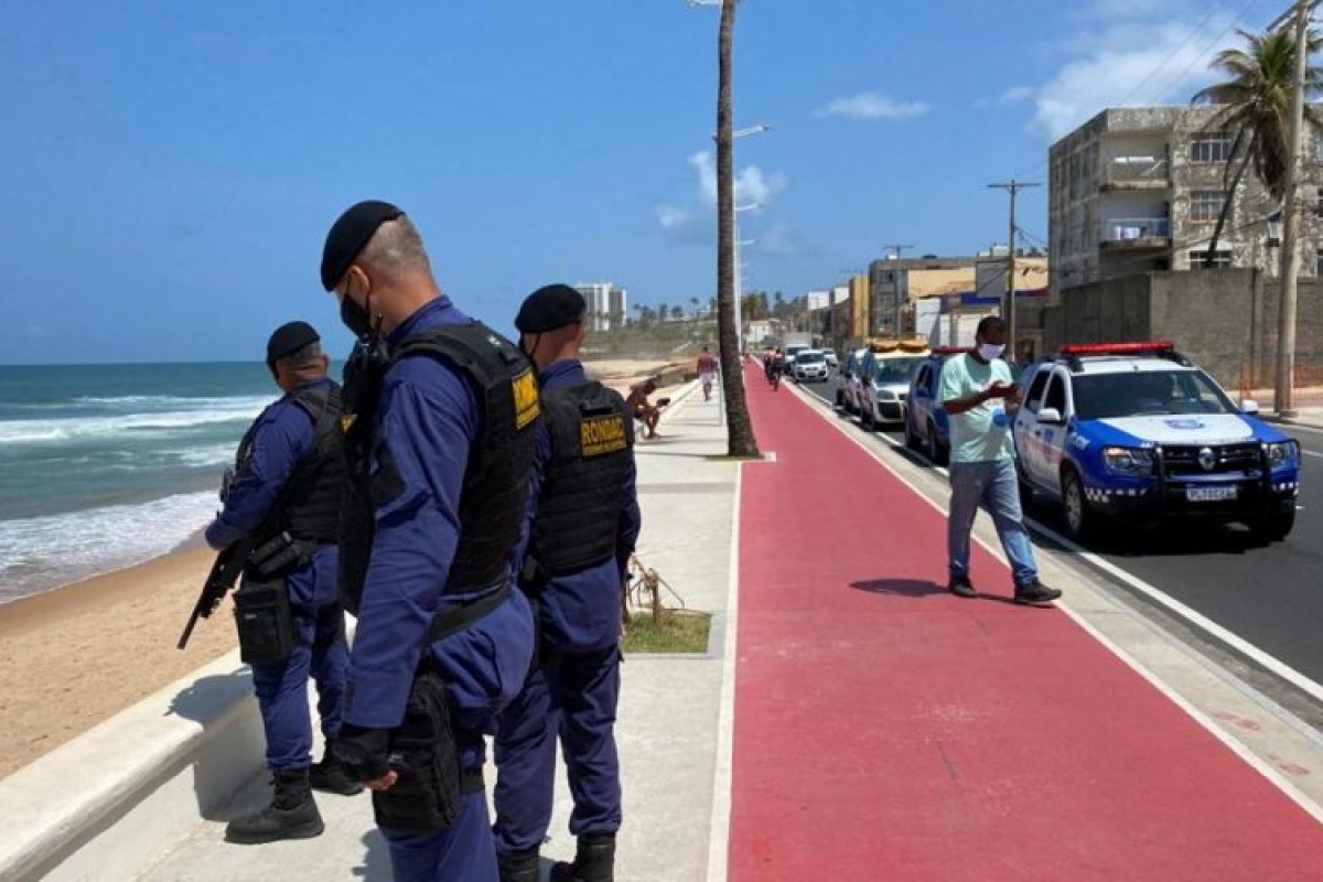 Guarda Civil Municipal realiza fiscalizações em praias de Salvador neste domingo (30)