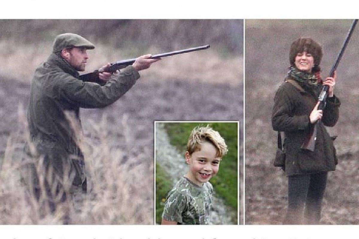 Príncipe William recebe críticas ao levar George, de 7 anos, para caçar animais
