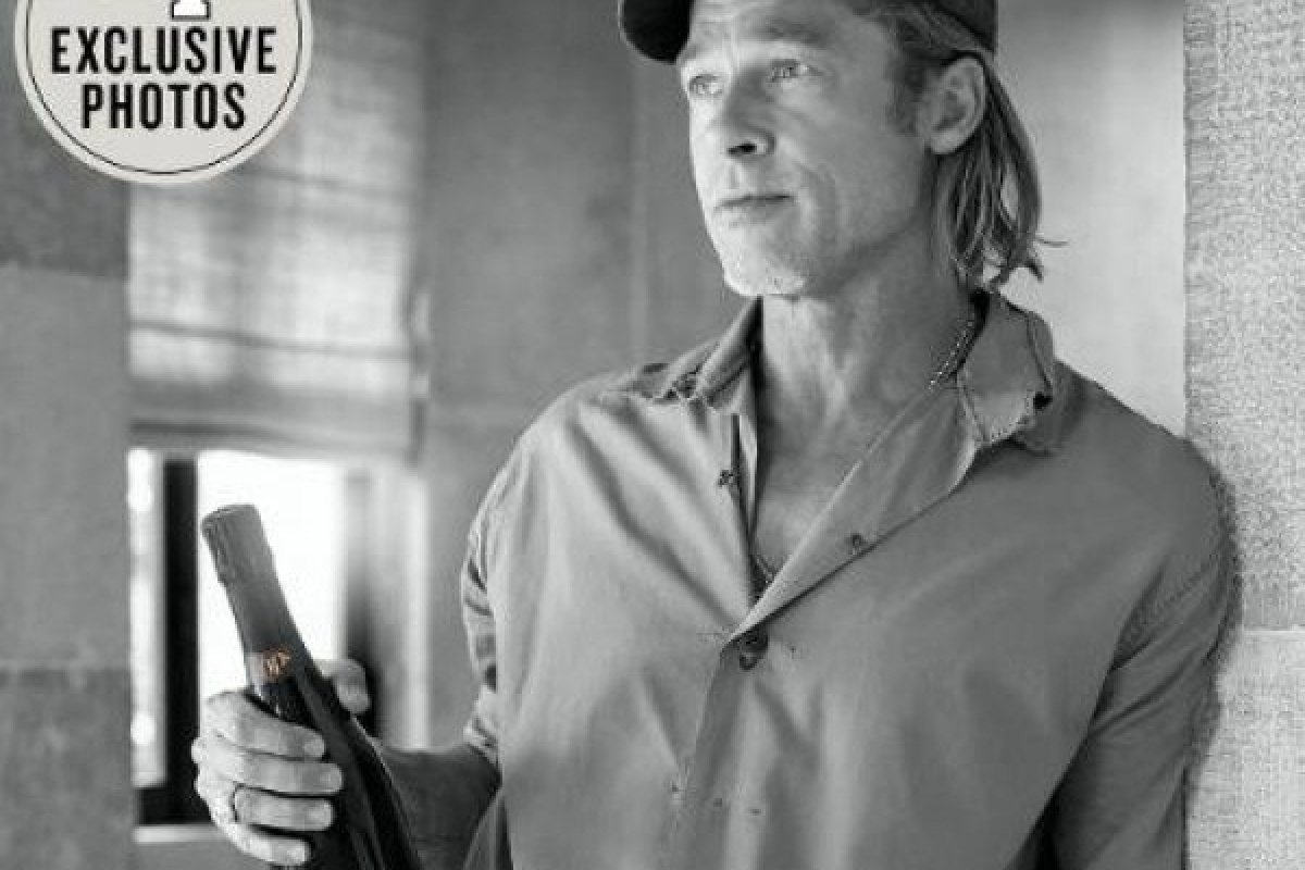 Brad Pitt lança champanhe de 2 mil reais