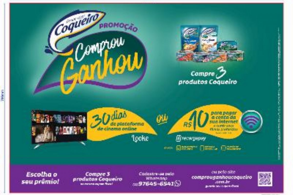 Coqueiro lança promoção com premiação instantânea  e relevante para o contexto atual