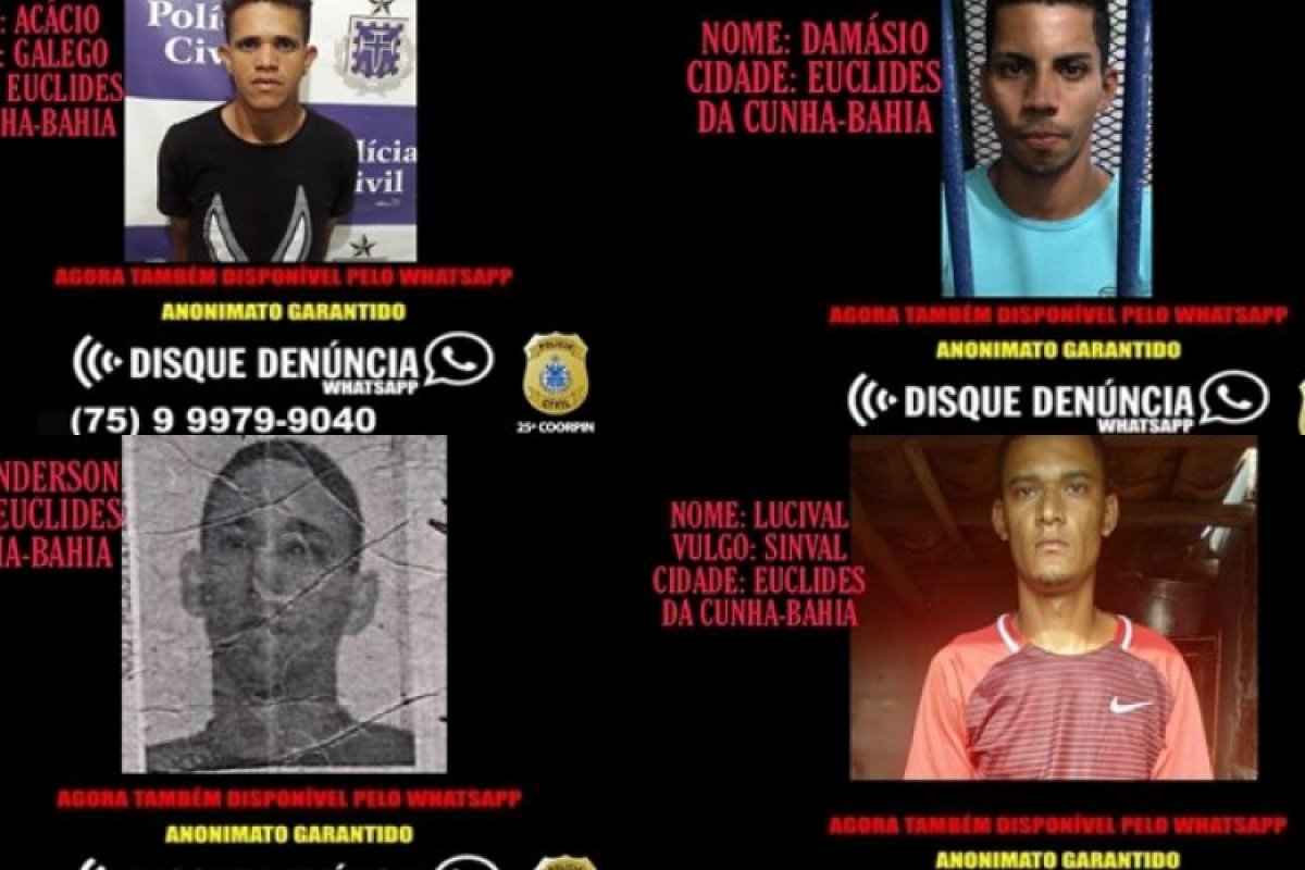 Quatro homens fogem de delegacia localizada em Euclides da Cunha