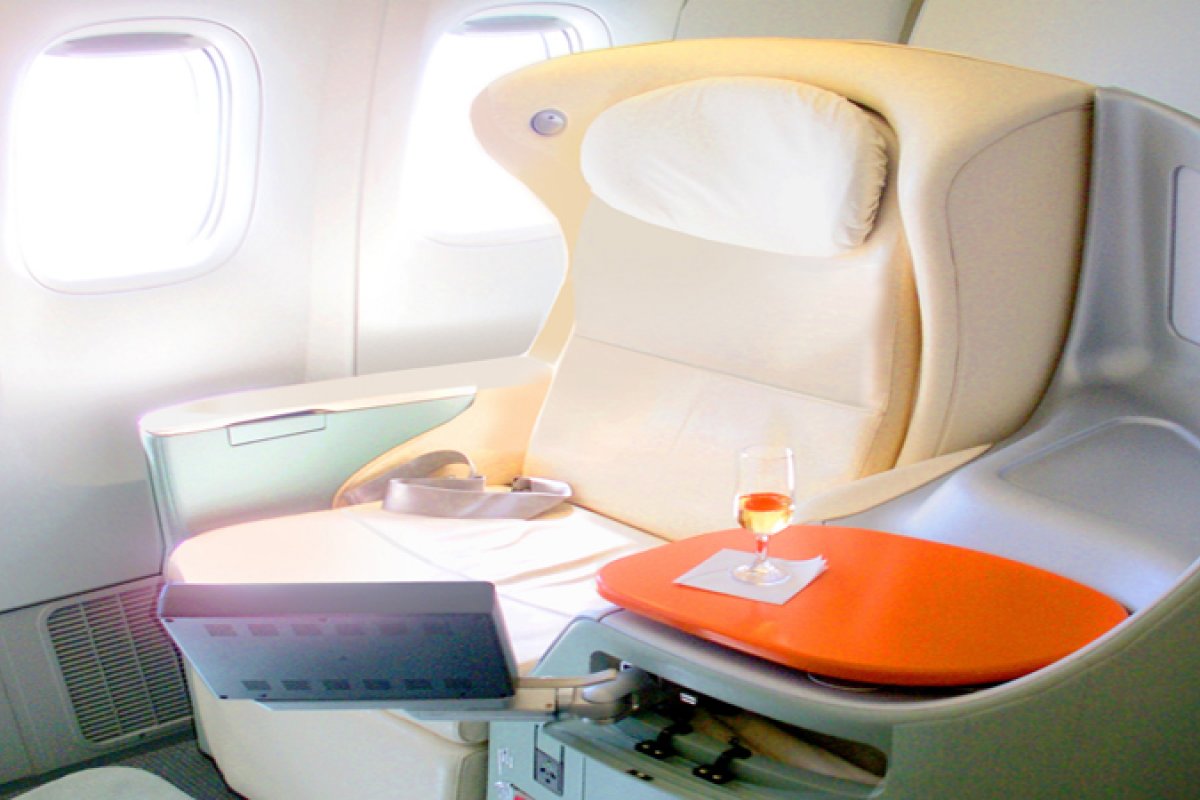 Vai viajar em primeira classe?