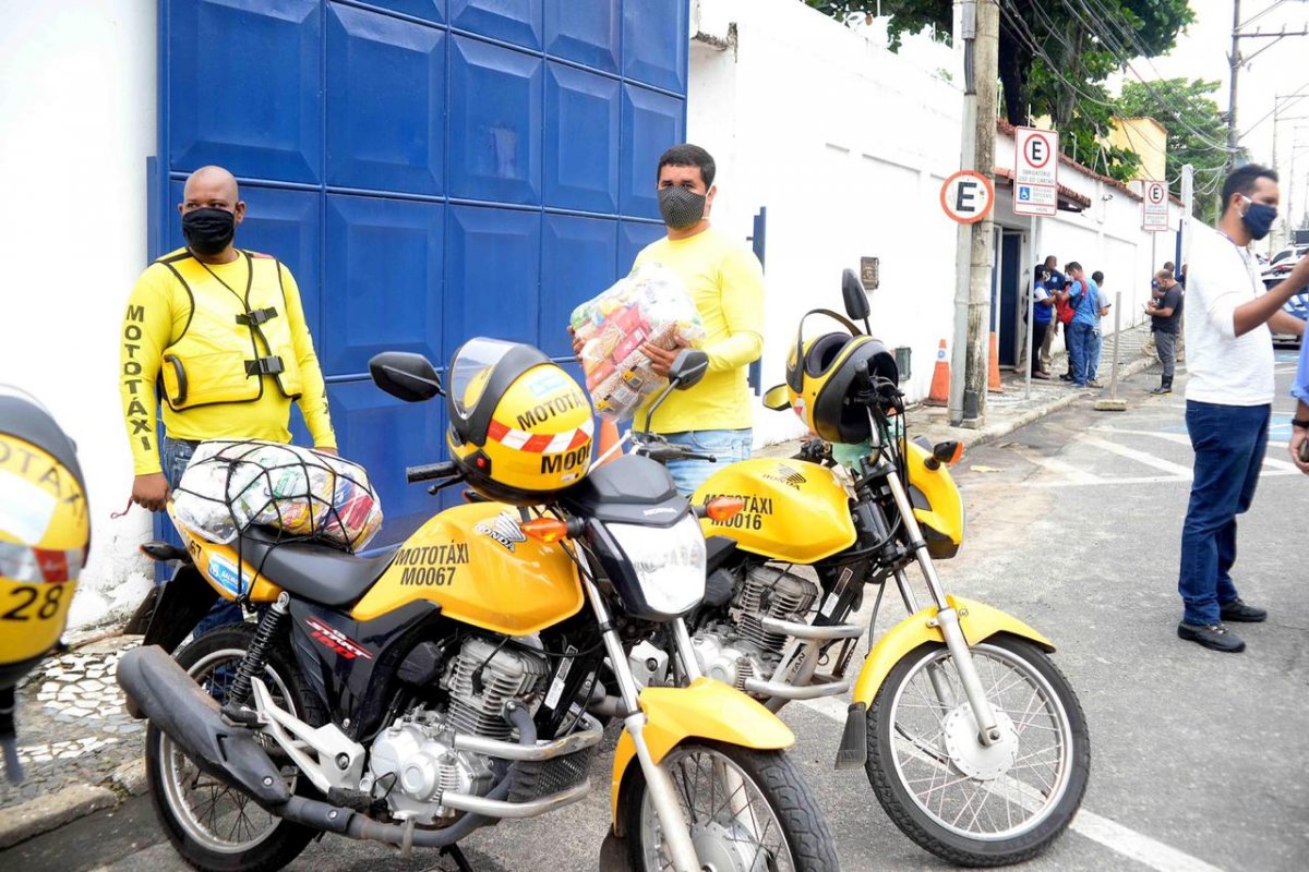 Prazo para mototaxistas retirarem cestas básicas na Semob termina nesta sexta (4)