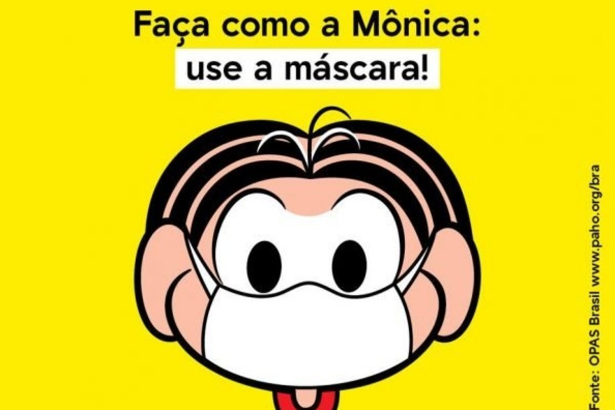 Turma da Mônica e ONU Brasil lançam ação para divulgar recomendações de proteção na pandemia