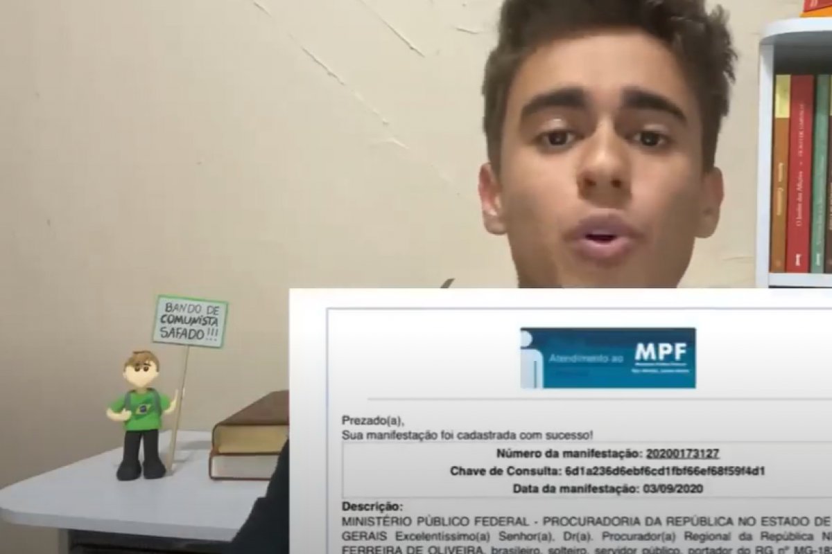 YouTuber entra com ação no MPF contra Felipe Neto