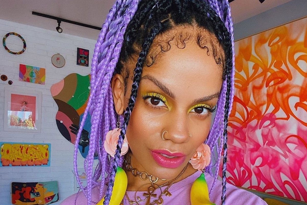 As melhores inspirações de tranças coloridas