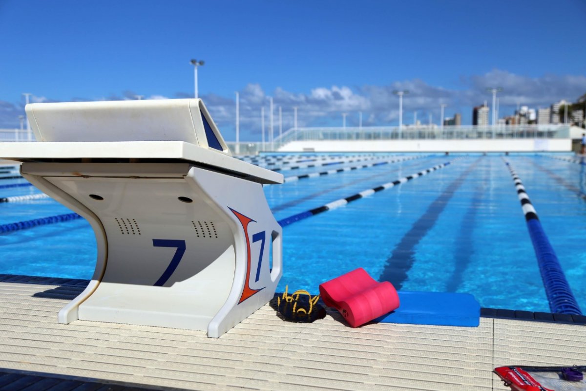 Após quase seis meses fechada, Arena Aquática de Salvador retoma funcionamento nesta quarta (9)