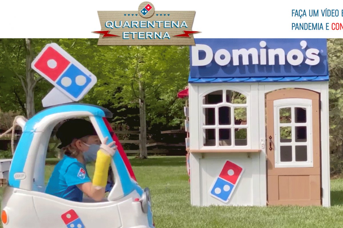 Domino’s Pizza lança ‘Quarentena eterna’