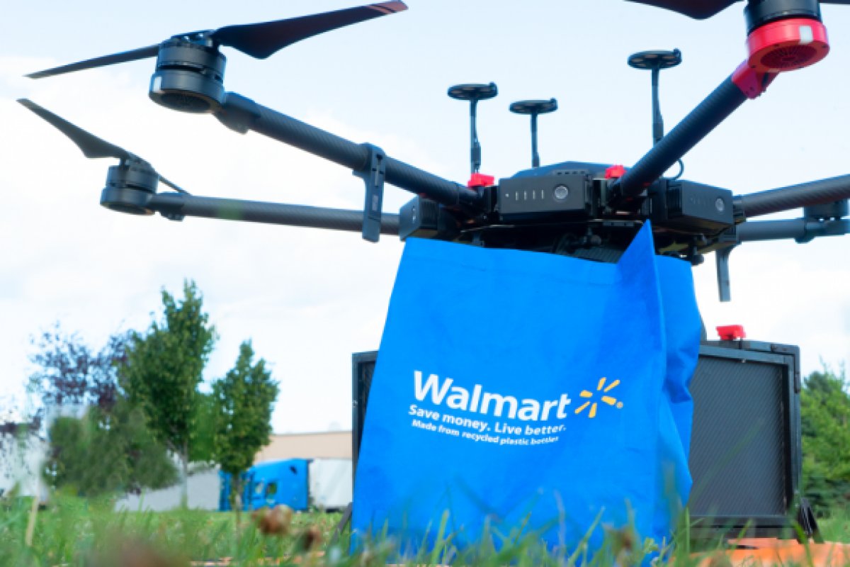 Em tempos de pandemia, Walmart testará entregas com drones autônomos