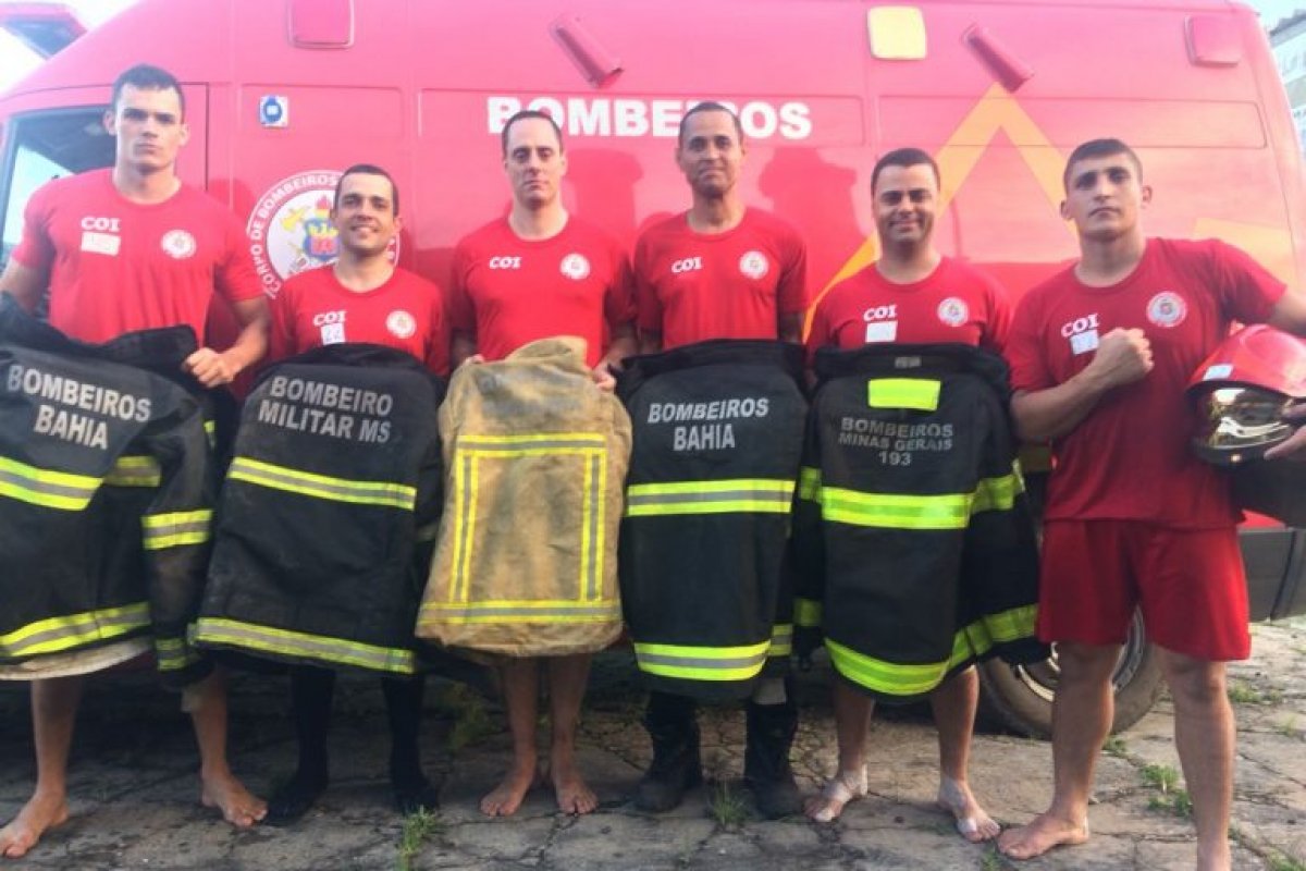 Corpo de Bombeiro promove baba solidário