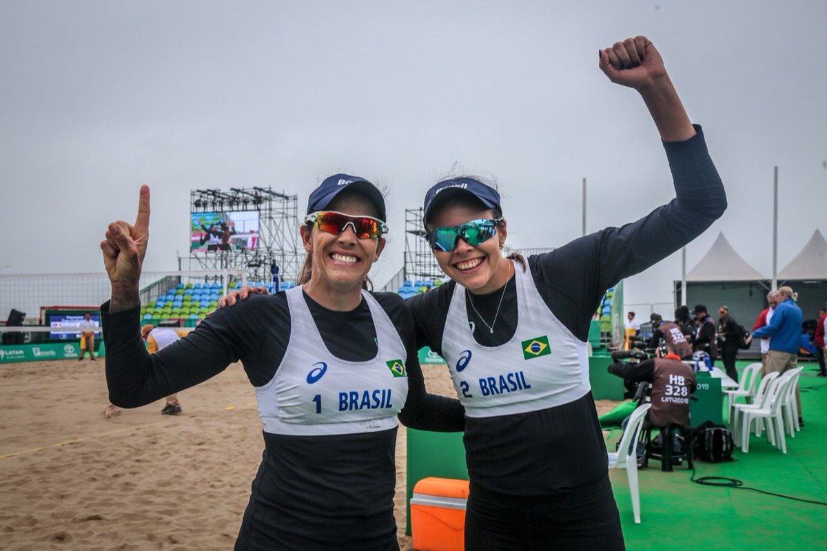 Vôlei de Praia estreia com vitória no Pan de Lima, no Peru