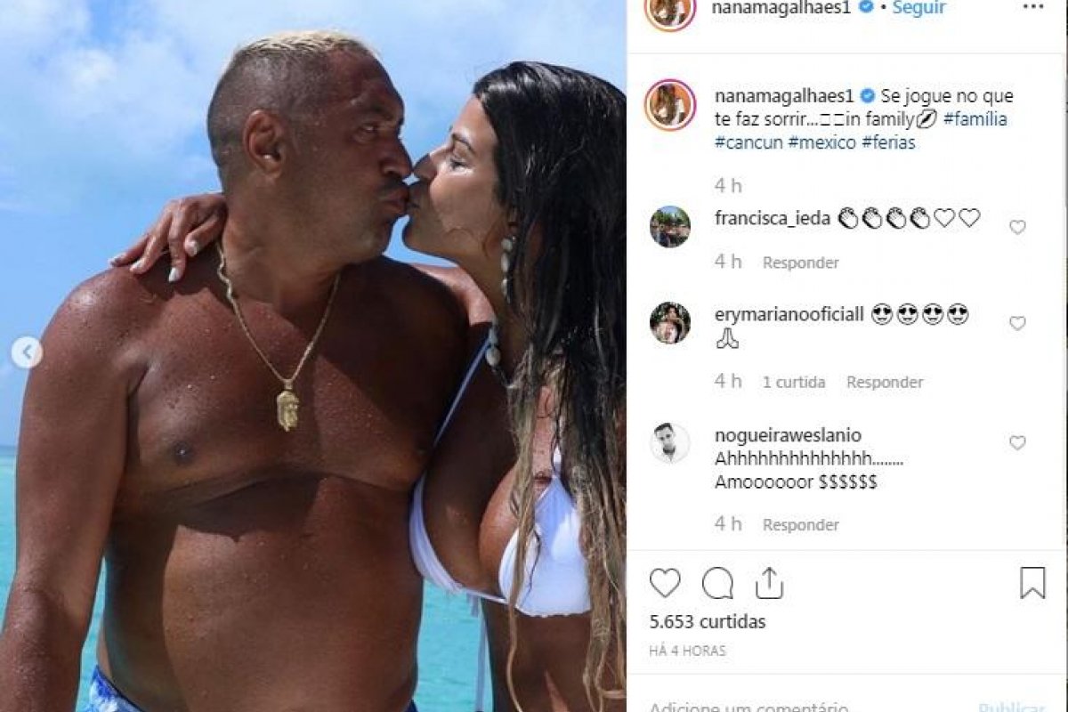 Tiririca escolhe Cancun para celebrar os 22 anos de casado