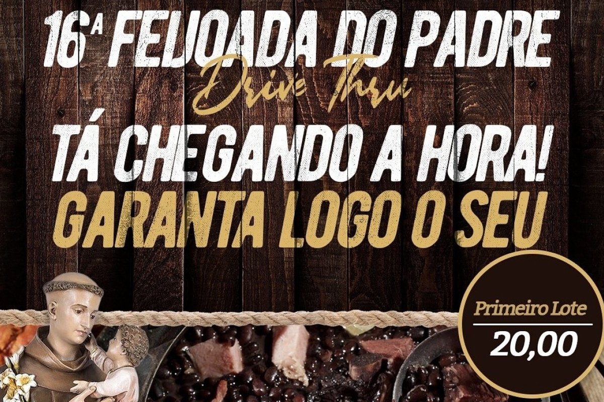 Igreja do Santo Antônio Além do Carmo promove a 16ª Feijoada do Padre