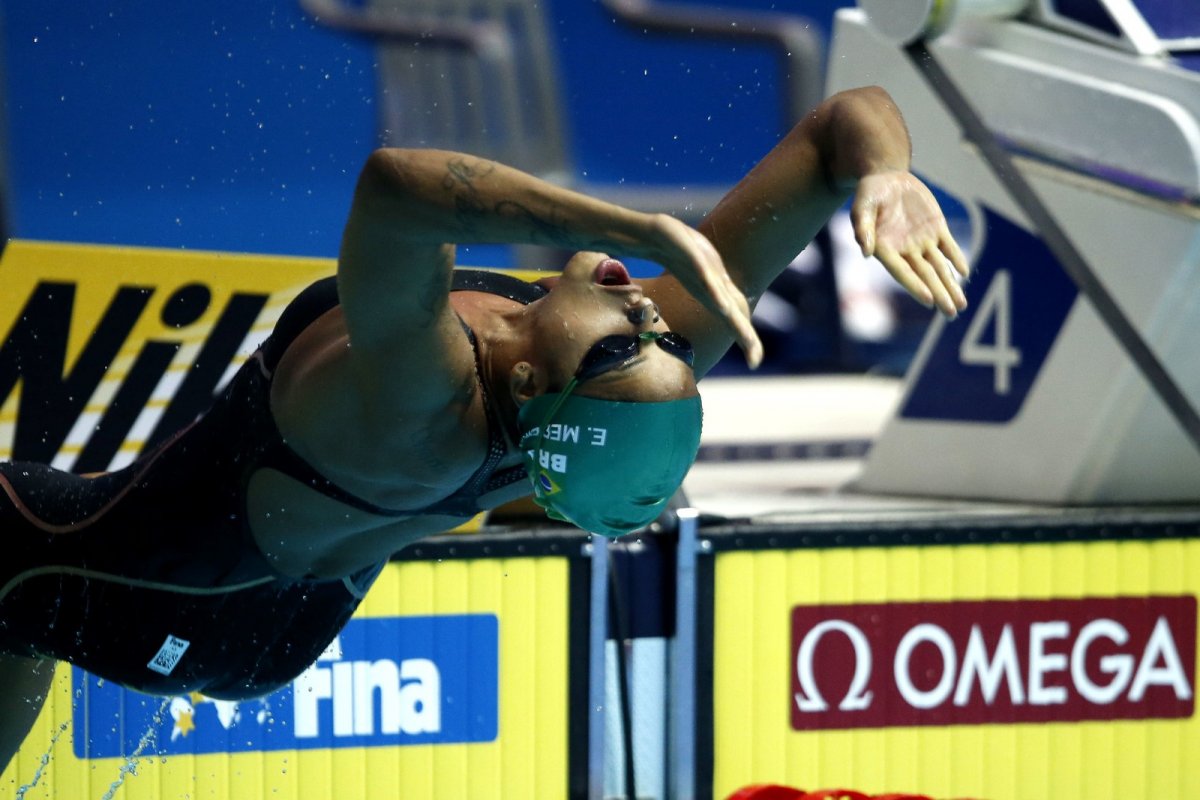 Brasileira conquista mais uma medalha em Campeonato Mundial de natação