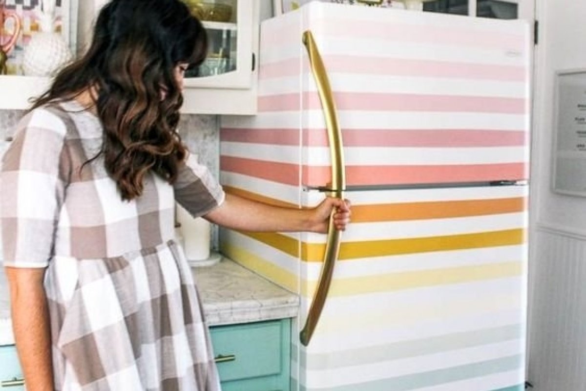 Geladeira colorida: Inspirações e formas de fazer