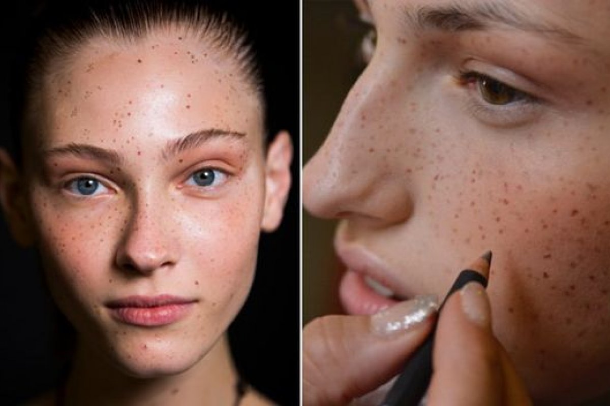 Tendência de make: Sardas falsas