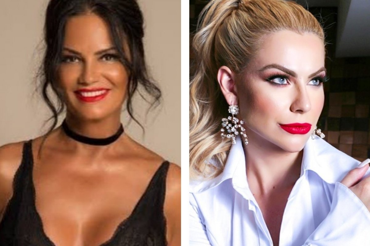 Luíza Brunet convida a modelo trans Camila Montovani para live