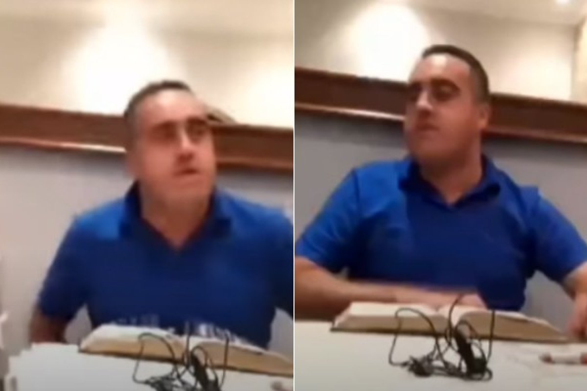Vídeo: Live flagra momento em que pastor agride mulher