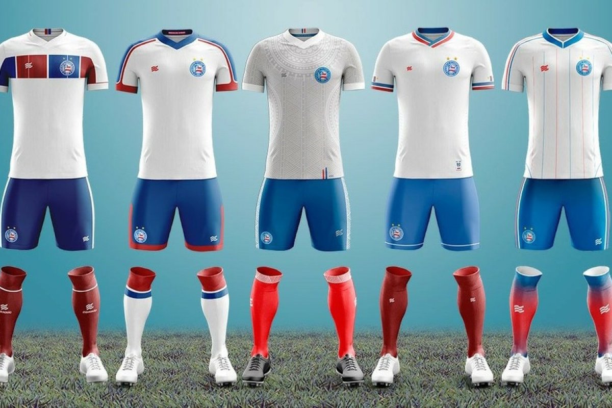 Bahia anuncia finalistas de concurso para novas camisas do clube
