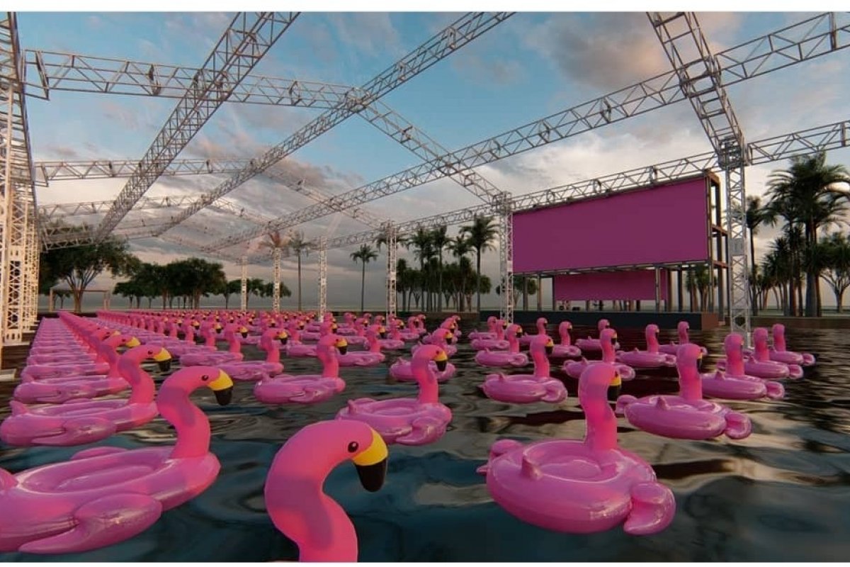 Brasília será tomada por boias gigantes em festival flutuante inédito no país