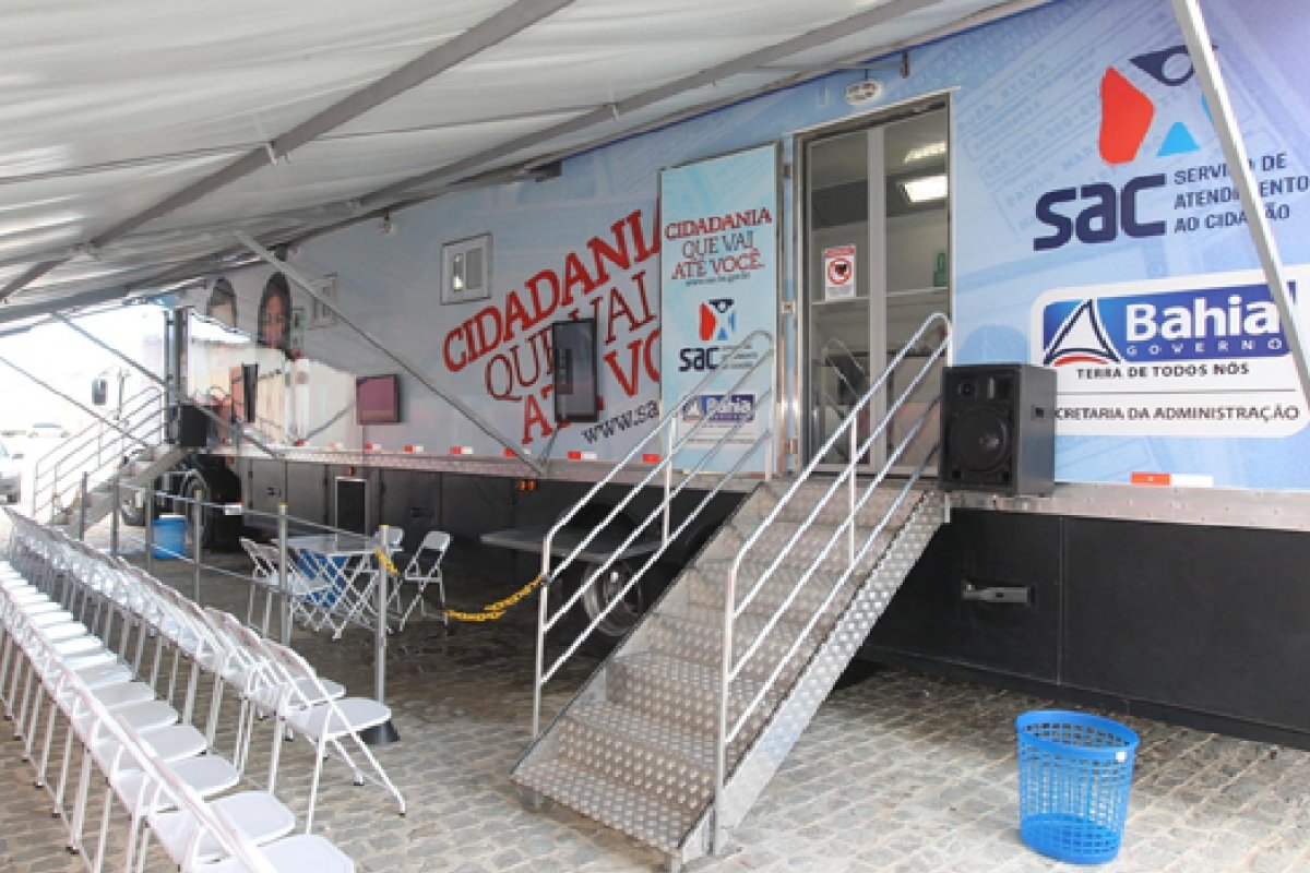 SAC Móvel altera horário de atendimento em shopping de Salvador