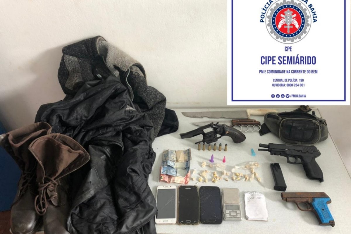 Polícia desarticula casa utilizada como ponto de venda de drogas no norte da Bahia