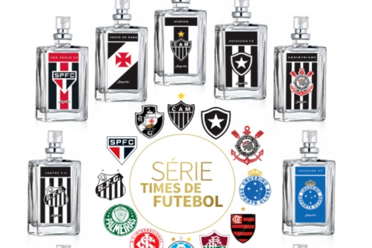 Jequiti lança perfumes dos times de futebol