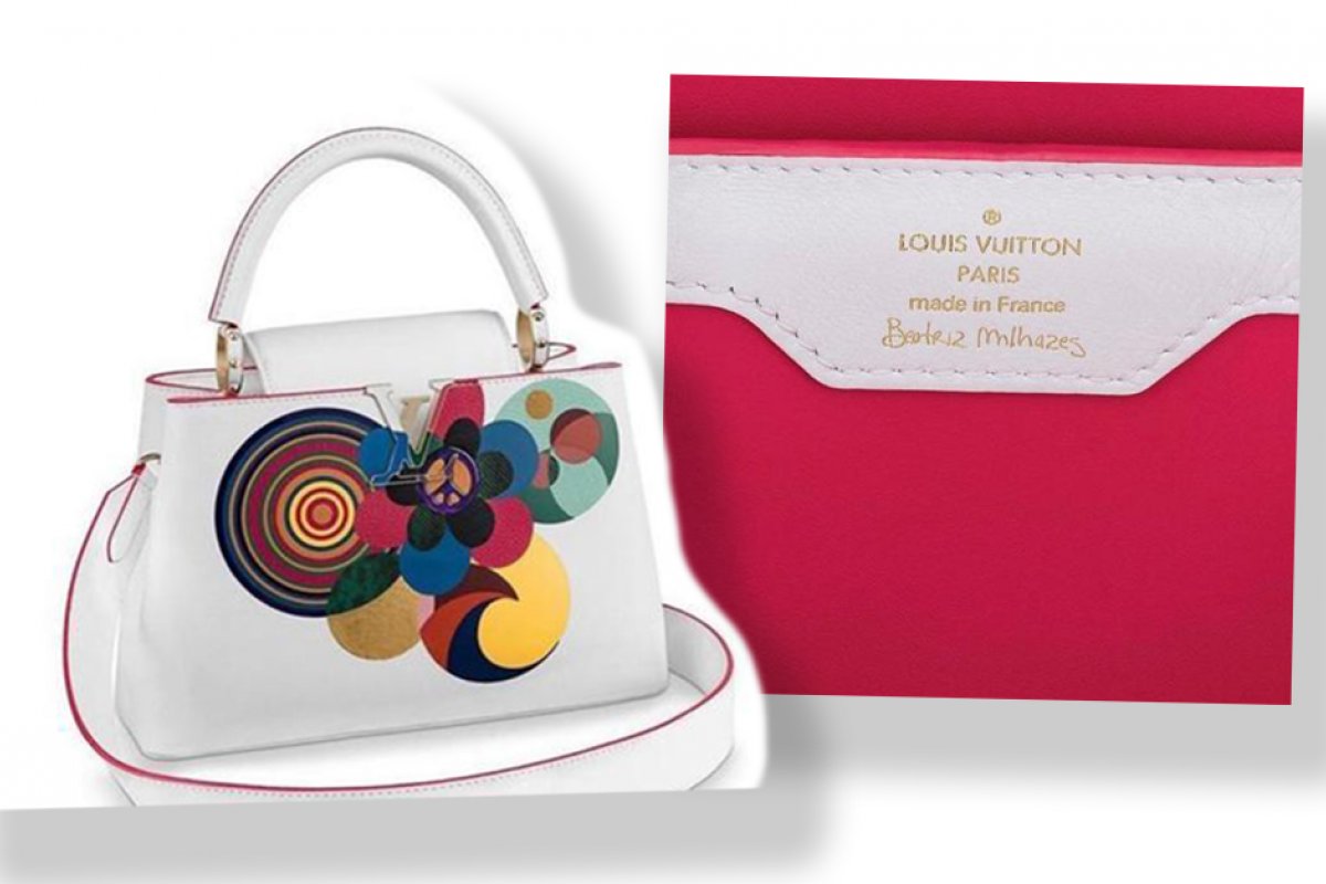 Louis Vuitton lança bolsa assinada com ilustrações de artista plástica brasileira