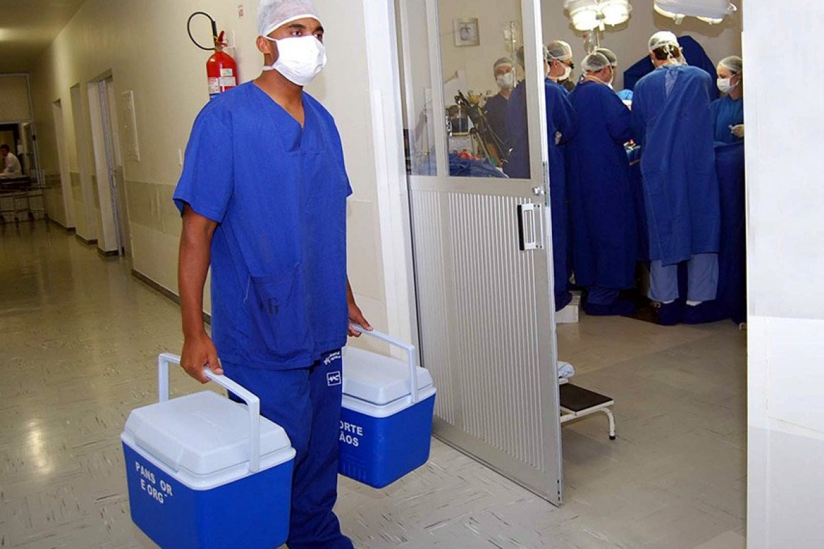 Doações de órgãos caem 40% em 2020 devido à pandemia