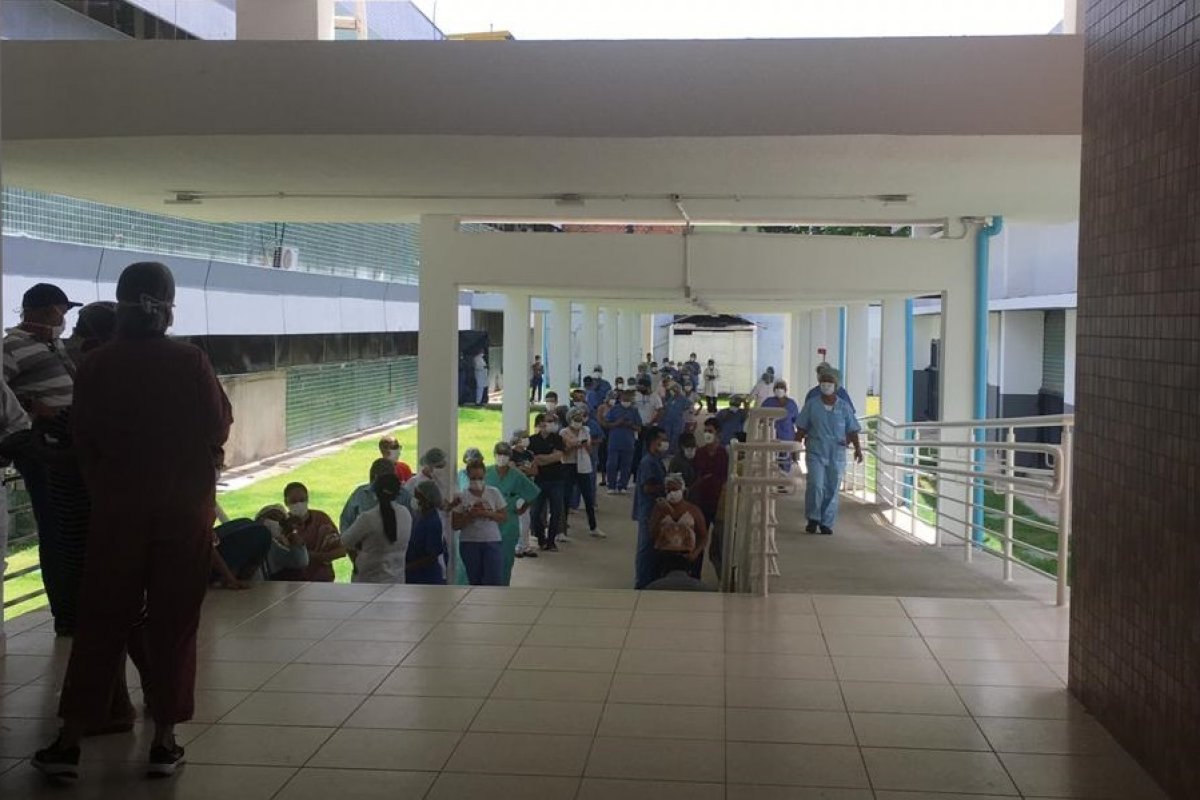 Mesmo com inauguração de novo refeitório no HGRS, funcionários denunciam falta de comida