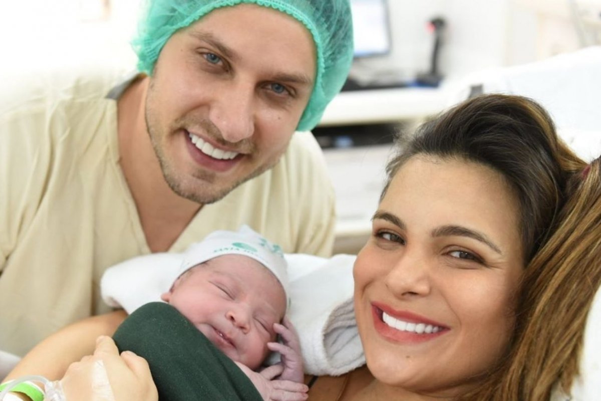 Bem-vindo: Nasce Bento, filho dos ex-BBBs Kamilla Salgado e Eliéser Ambrósio