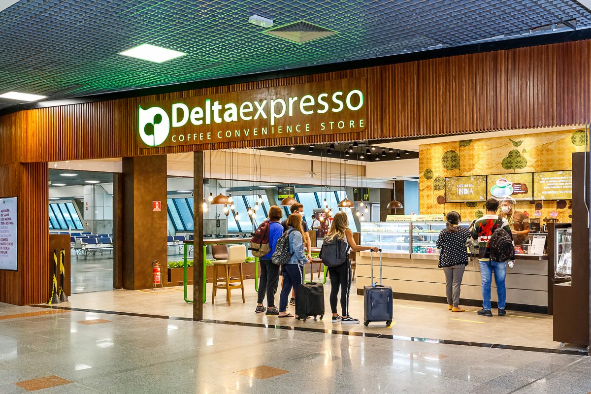 Delta Café tem unidade com conceito exclusivo para o Salvador Bahia Airport