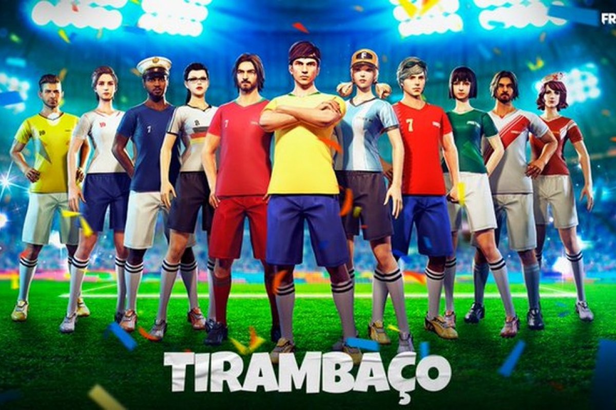 Free Fire recebe evento que oferece camisas de seleções aos jogadores
