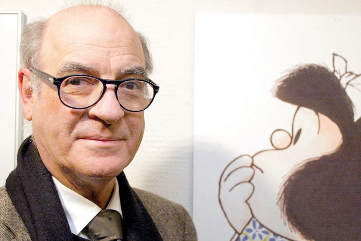 Morre aos 88 anos o cartunista argentino Quino, criador da Mafalda