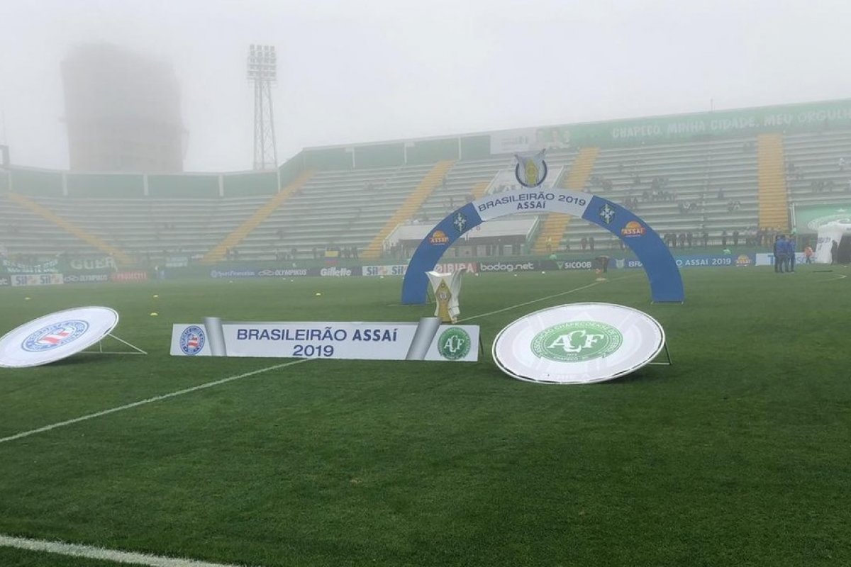 Bahia vai empatando com a Chapecoense em 0 a 0