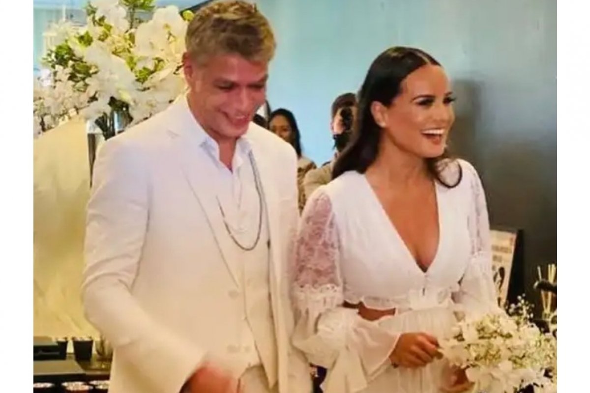 Fabio Assunção se casa com advogada no Rio de Janeiro