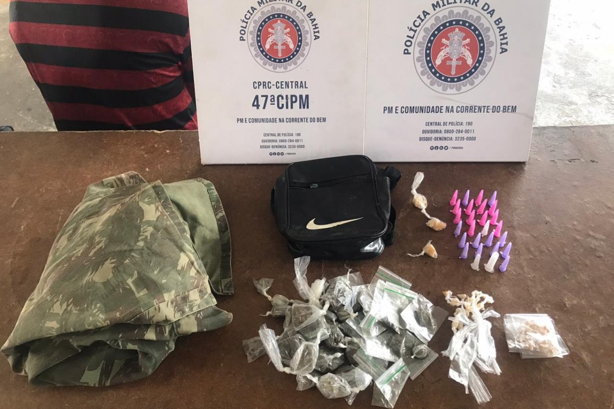 Homem é preso com drogas no bairro de Castelo Branco, em Salvador
