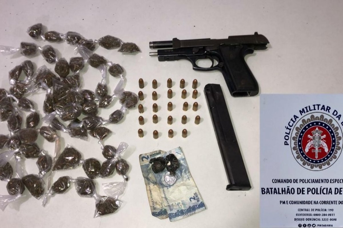 Suspeito de tráfico de drogas morre em confronto com a polícia em Salvador