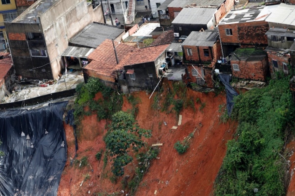 Salvador tem quantidade de deslizamentos superior ao ano passado