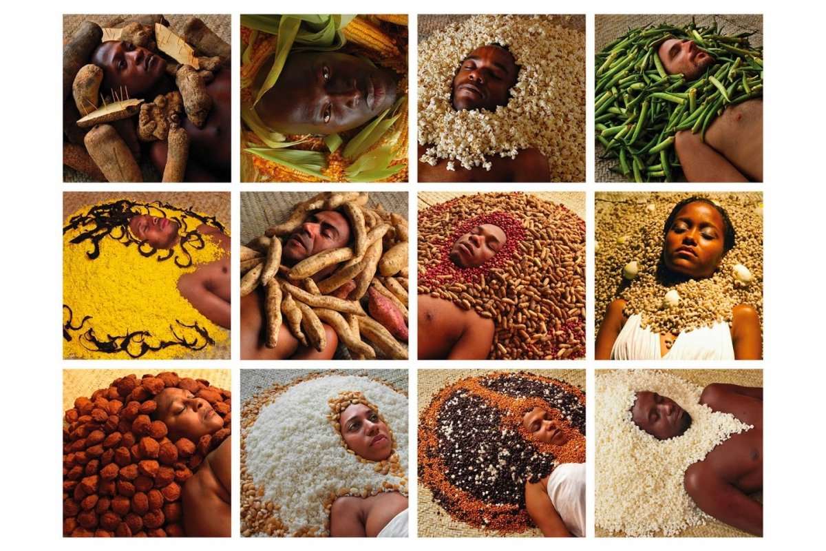 Obra do artista baiano Ayrson Heráclito integra cenário da live de Márcia Short