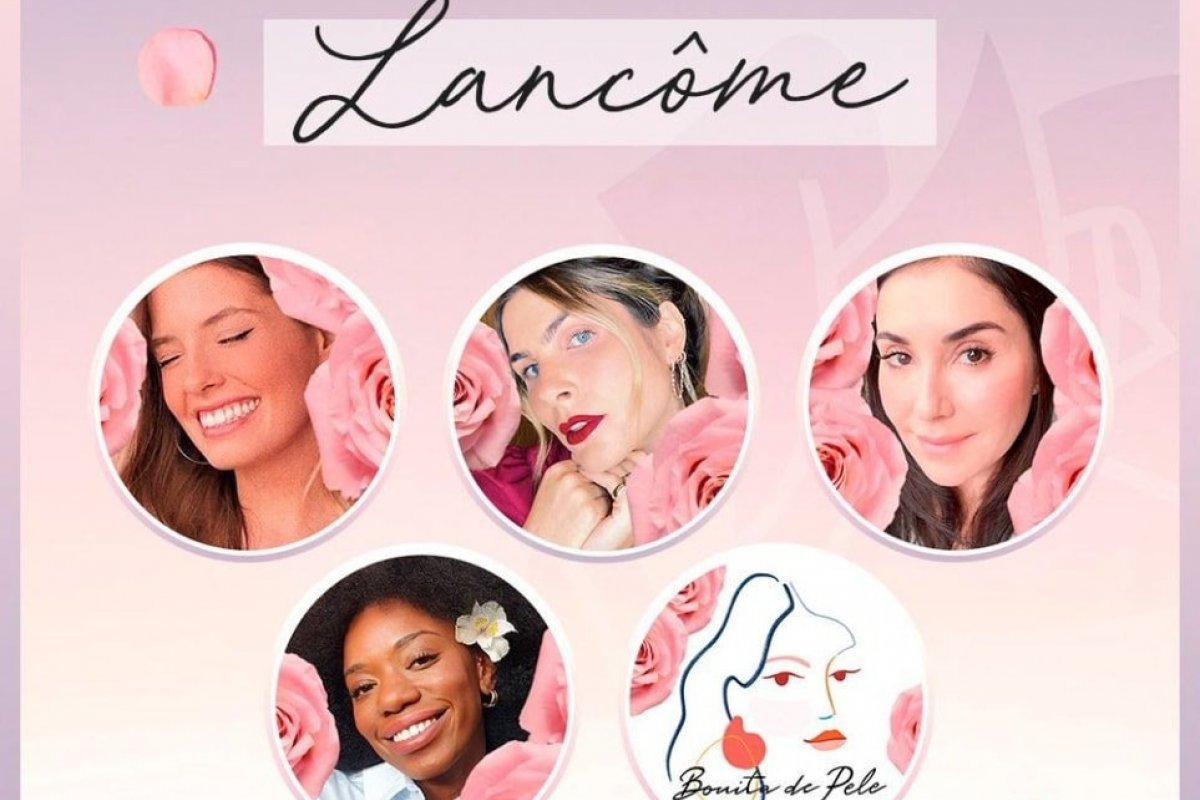 Lancôme lança loja virtual em parceria com influenciadoras brasileiras