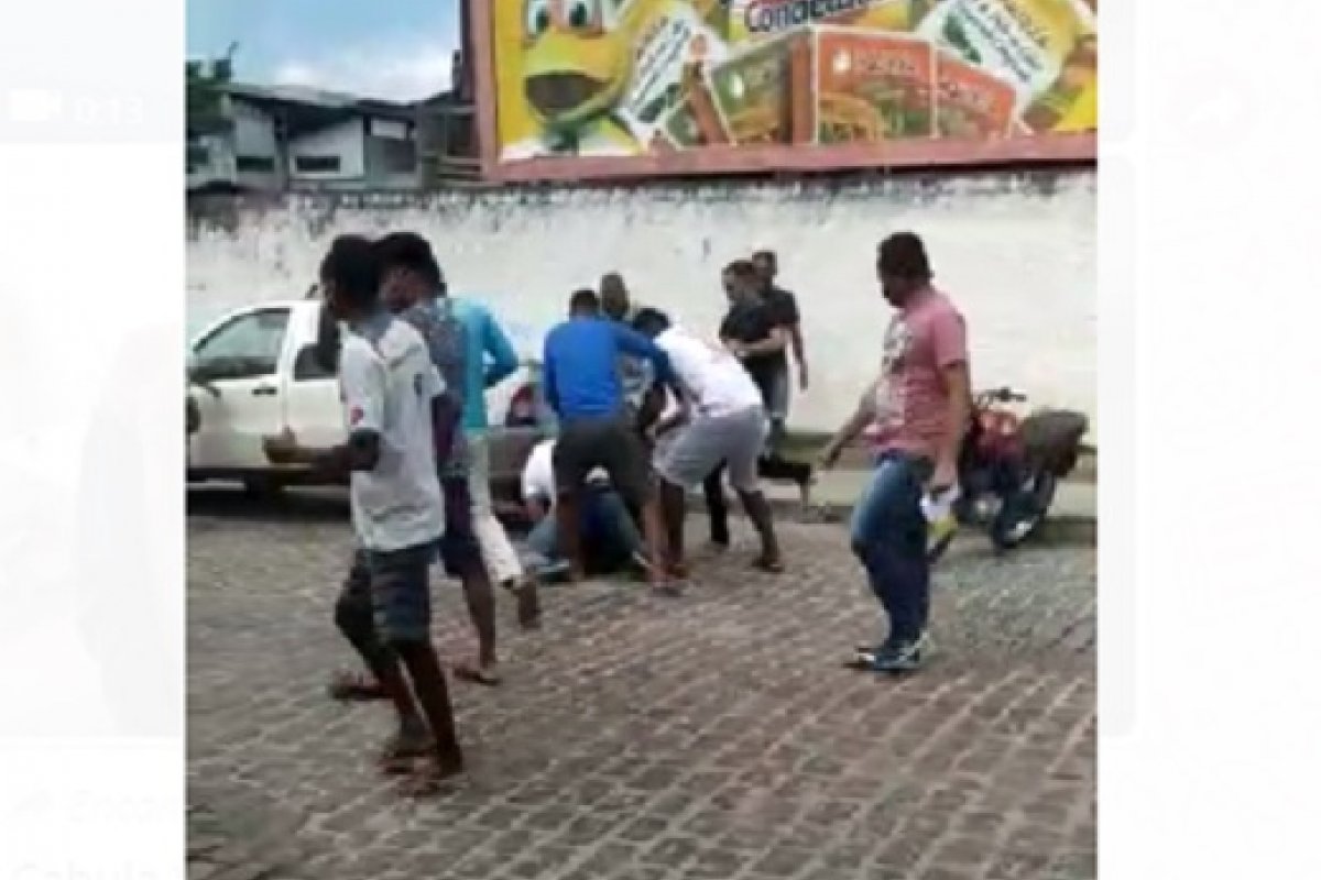 Suspeito de assalto é alvo de tentativa de linchamento no norte da Bahia