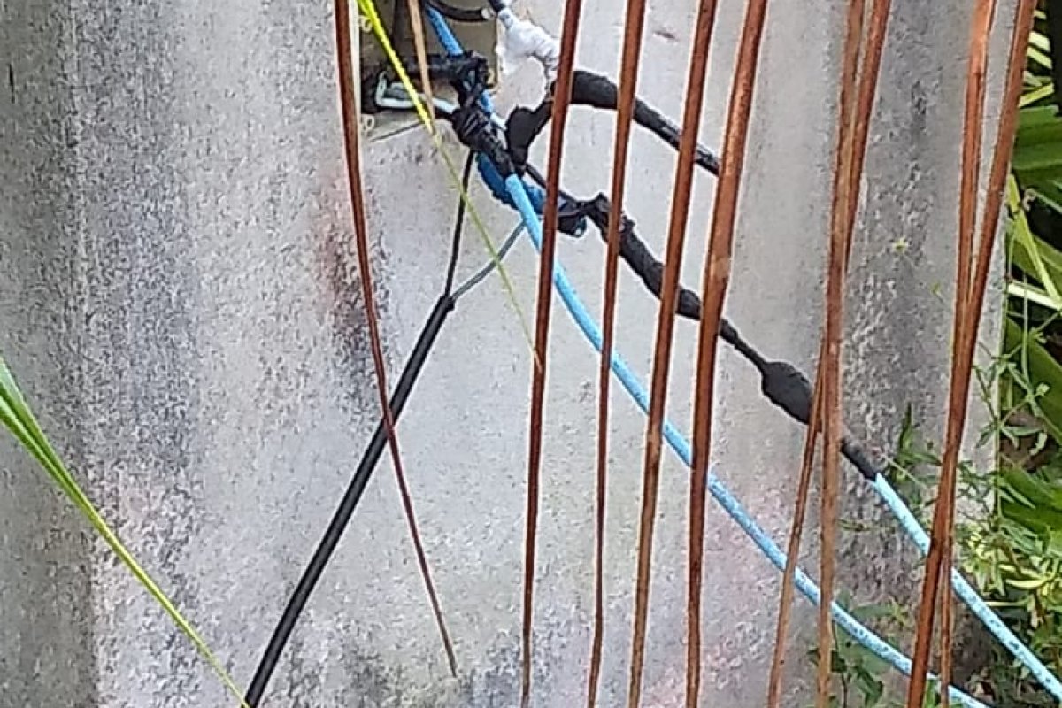 Polícia flagra furto de energia em imóvel em Barra Grande